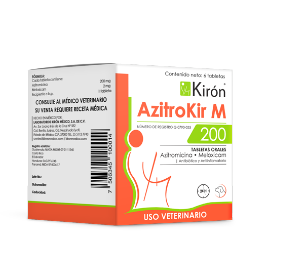 Azitrokir M 200 6 Tabletas