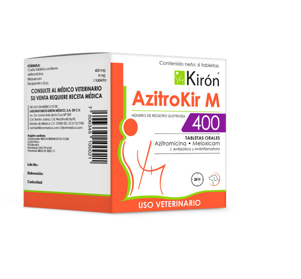 Azitrokir M 400 6 Tabletas