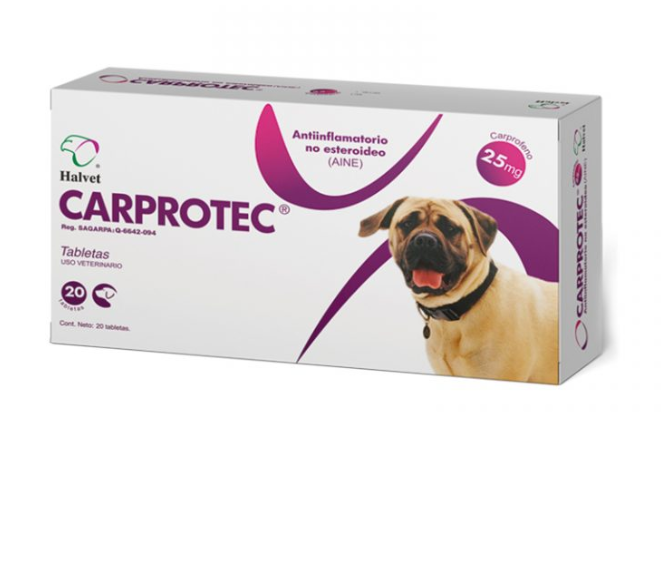 Carprotec 25 mg 20 Tabletas