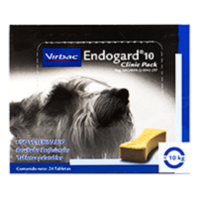 Endogard 10 ( 24 tabletas ) desparasitante