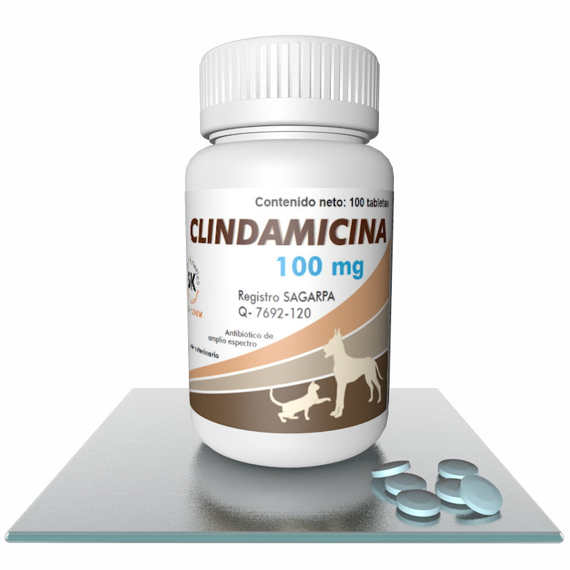 Clindamicina 100 mg 100 Tabletas (Smart Kinetics)