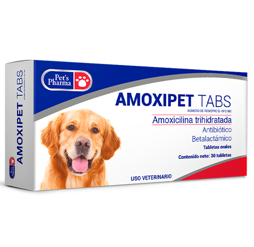 Amoxipet Tabs 30 Tabletas