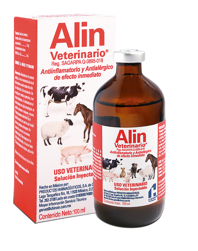 Alin Veterinario Inyectable 100 ml