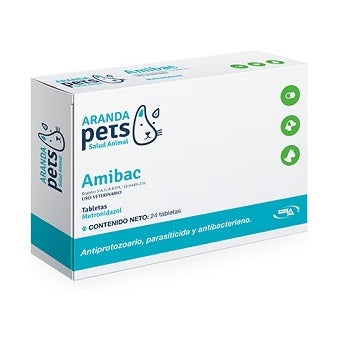 Amibac Caja con 24 tabletas