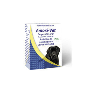 Amoxi Vet Suspensión 200 mg frasco 50 ml