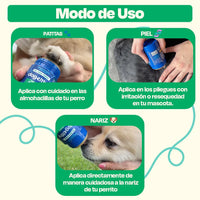 Dogelthy Dog BALM STICK 50 gr ( Bálsamo Hidratante para Piel, Patitas y Nariz Anti Resequedad y Agrietamiento )