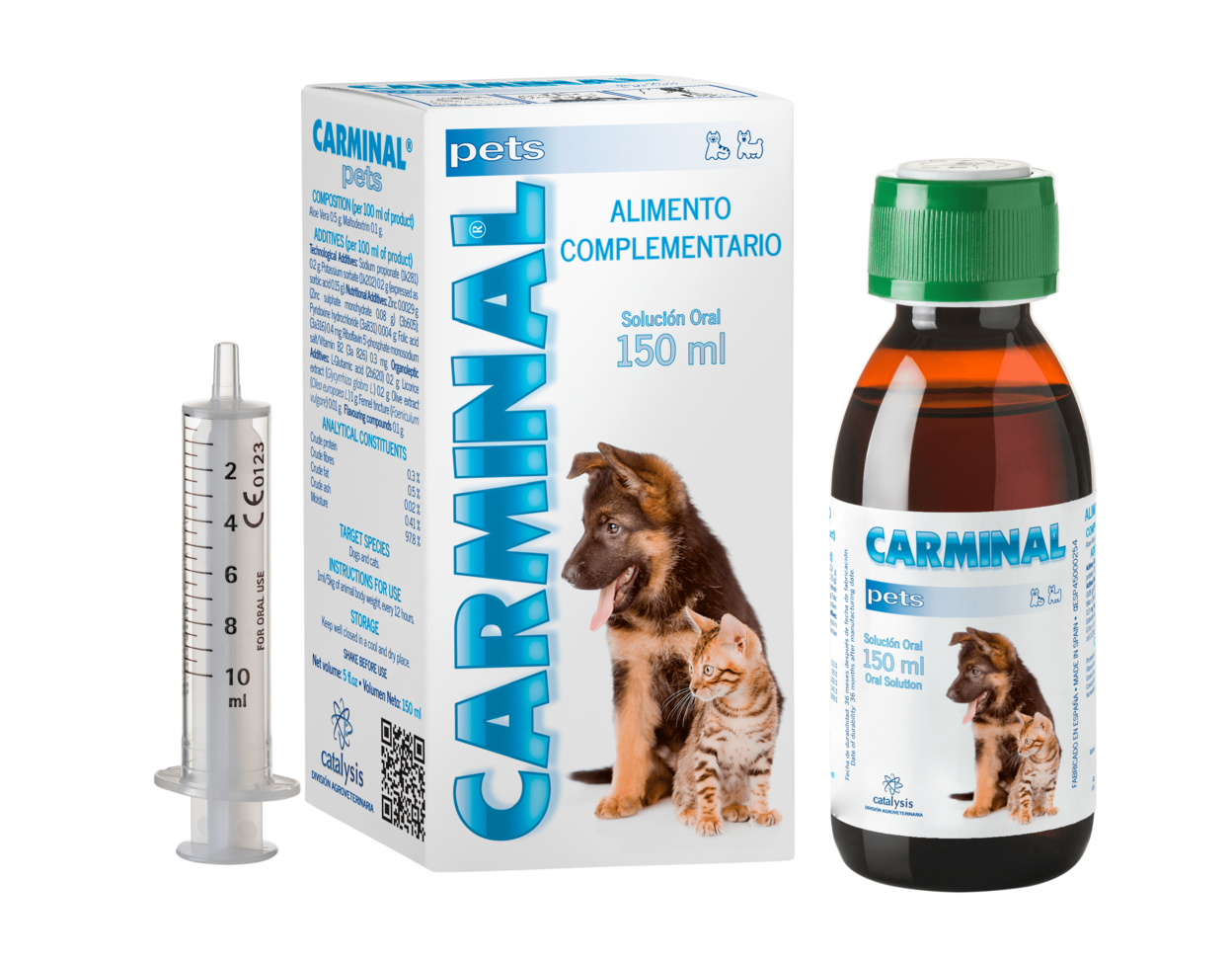 Carminal Pets 150 mL Suspensión Oral (  Apoyo Gástrico )