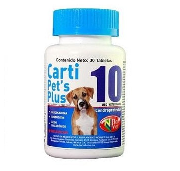 Carti pet's plus 10 NRV 30 tabletas ( + Meloxicam )