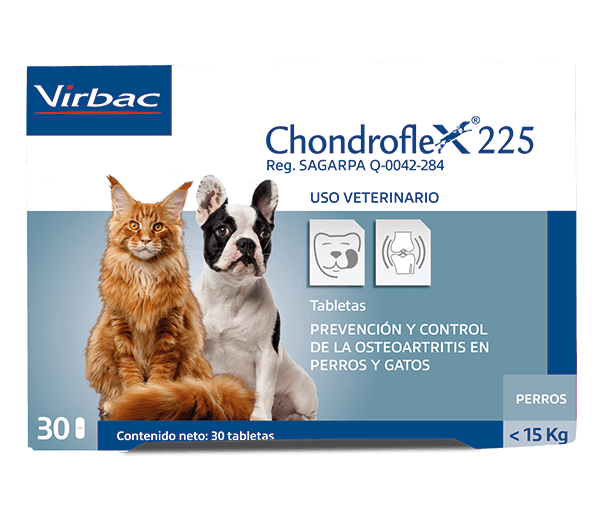 Chondroflex 225 ( < 15 kg ) 30 tabletas DESCONTINUADO Busca MOVOFLEX
