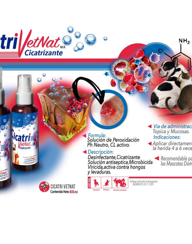 Cicatri VetNat 60 mL ( Cicatrizante ) CicatriVetNat