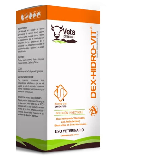 Dex-Hidro-Vit 500 mL Inyectable (Rehidrantante)