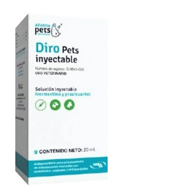 Diro Pets Inyectable 20 mL  ( Antes Pet Gard Inyectable )