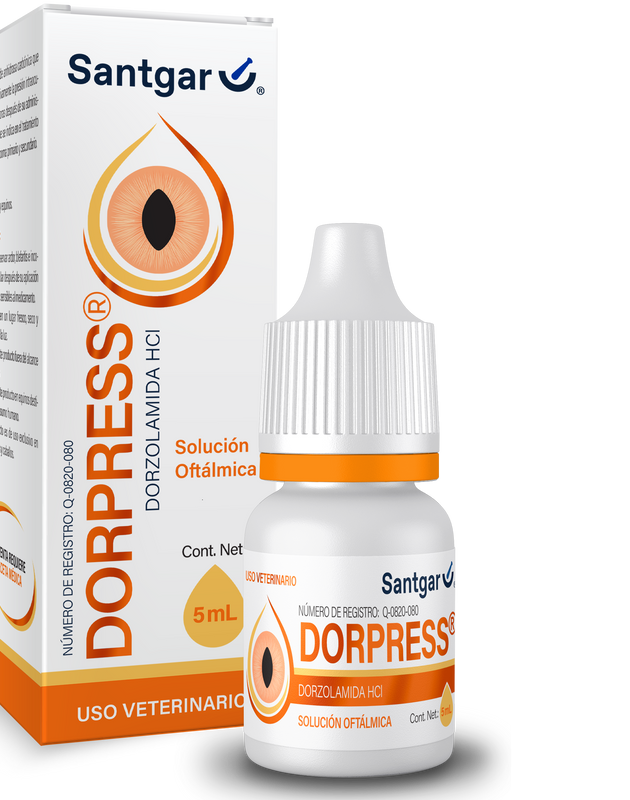 Dorpress 5 mg  SANTGAR ( solución oftálmica ) ANTES Dorzolavet