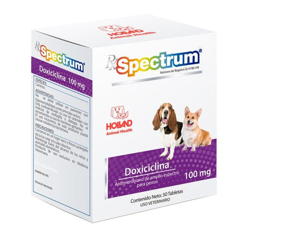 Spectrum Doxiciclina 100 mg 30 Tabletas