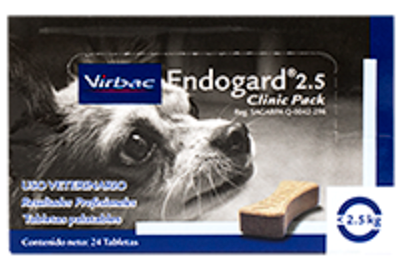 Endogard 2.5 ( 24 tabletas )  desparasitante