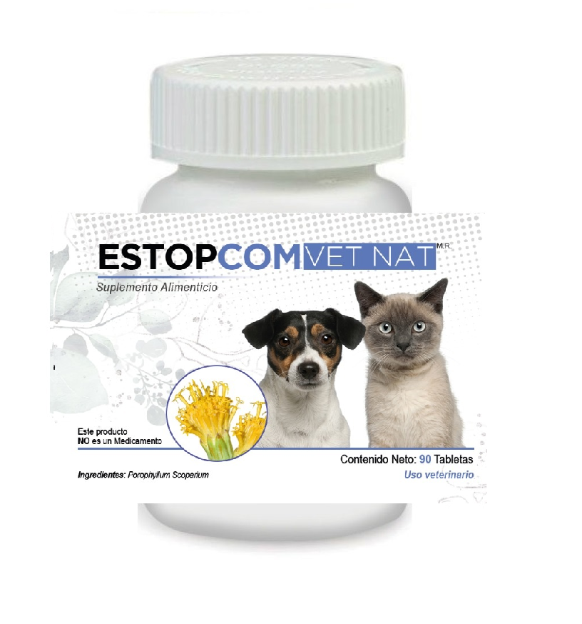 Estopcom VetNat 90 Tabletas  ( Alergias ) ANTES Atopic VetNat