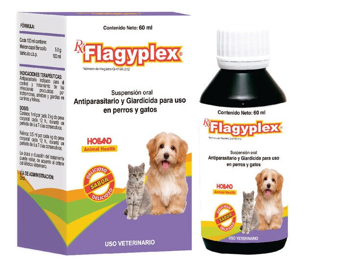 Flagyplex 60 mL Suspensión Oral ( Metronidazol )