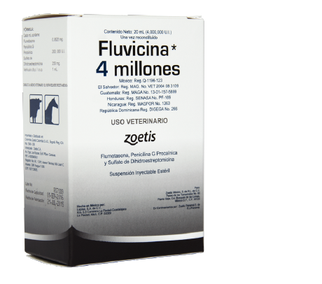 Fluvicina 4 millones  20 mL