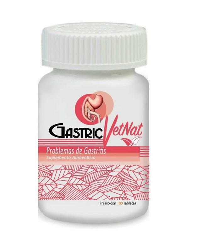 Gastric VetNat 100 Tabletas ( Gastritis ) GastriVetNat