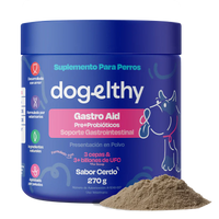 Dogelthy GASTRO AID Sabor Cerdo 270 gr ( Prebióticos + Probióticos )