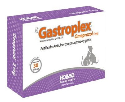 Gastroplex 5 mg 30 Tabletas ( Omeprazol )