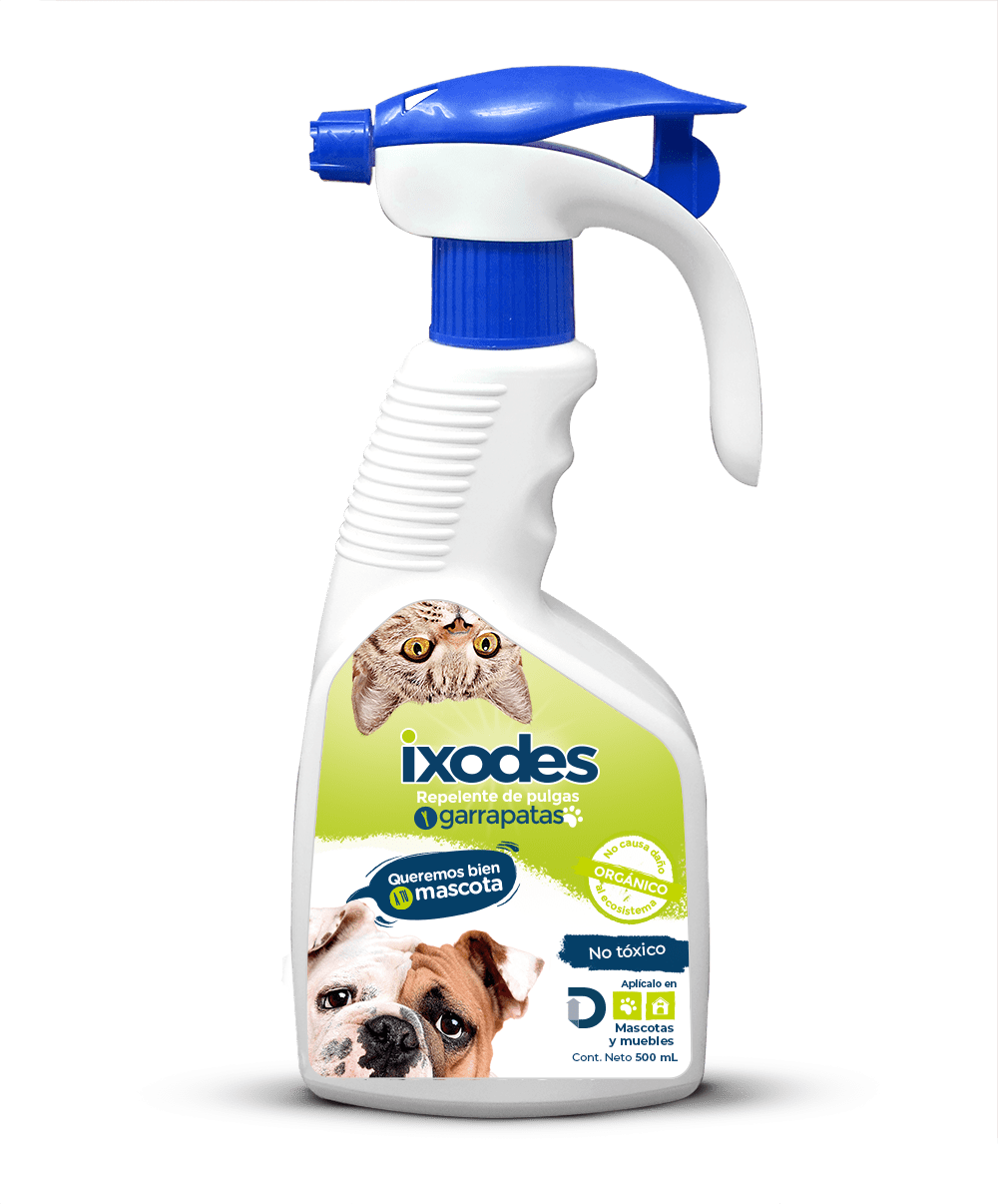 Ixodes Orgánico 500 mL (Repelente de Pulgas y Garrapatas 100% orgánico y natural)