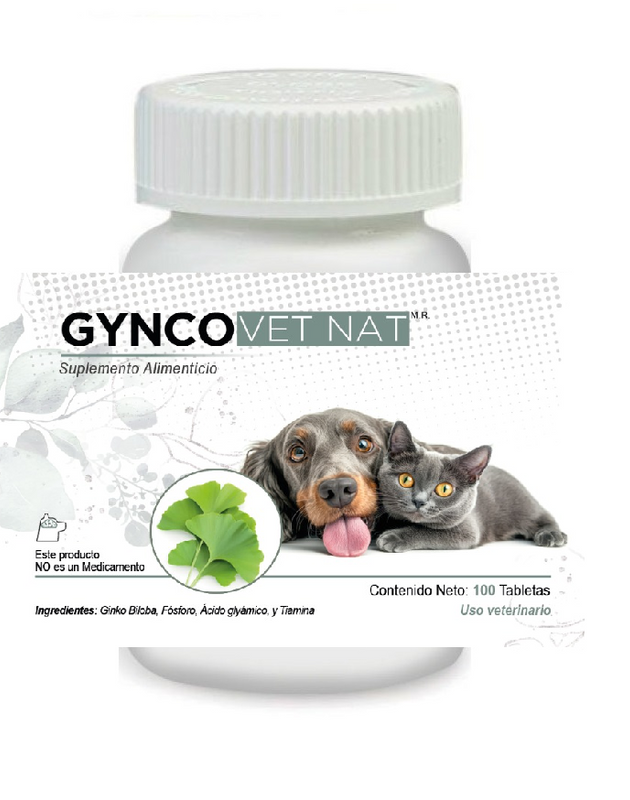 Gynco VetNat 100 Tabletas ( Circulación Cerebral ) GyncoVetNat