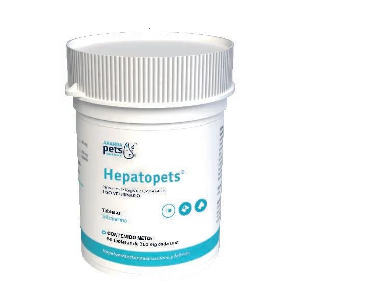 Hepatopets 60 Tabletas ( Hepatoprotector Silimarina )