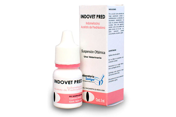 Indovet pred 5 mL SANTGAR ( solución oftálmica )