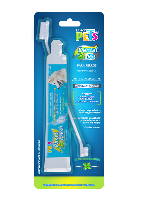 Kit Dental Pasta y Cepillo Dental para perros