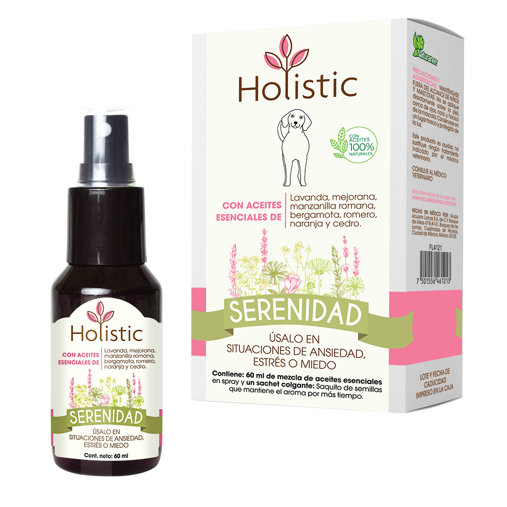 Holistic Serenidad 60 mL  (Ansiedad Estrés o Miedo ) Aromaterapia