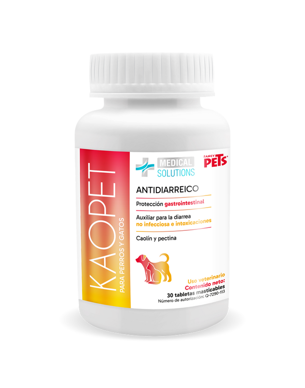 Kaopet Antidiarréico 30 Tabletas ( Perros y Gatos )