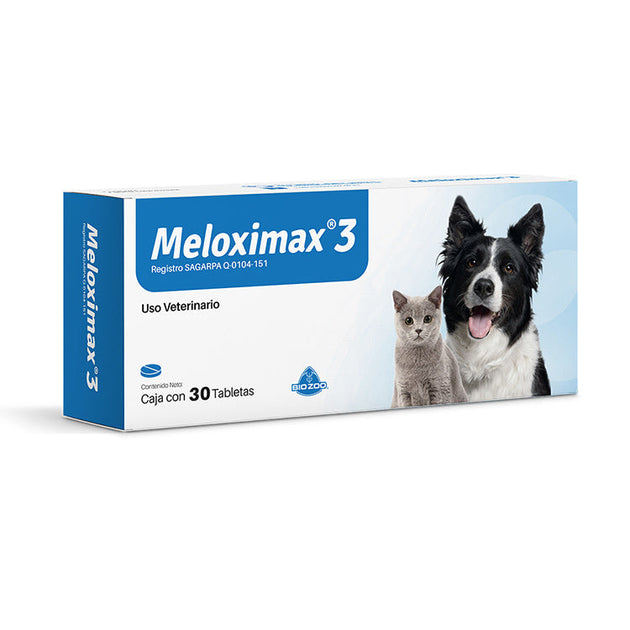 Meloximax 3 Caja con 30 tabletas