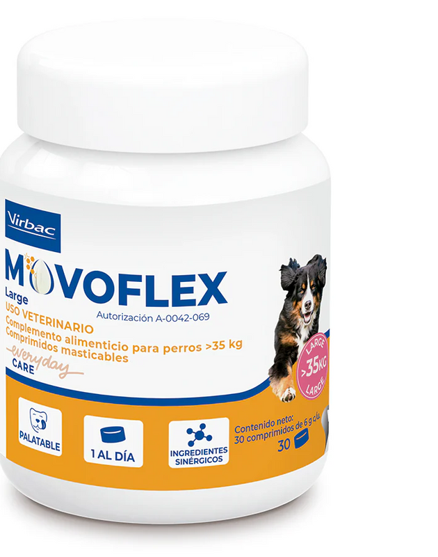 Movoflex L 30 Comprimidos Masticables ( Articulaciones ) perros más 35 kg