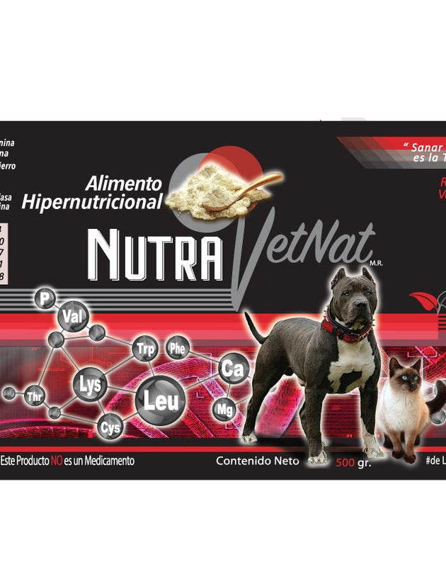 Nutra VetNat 500 g  ( Alimento Hipernutricional  ) NutraVetNat