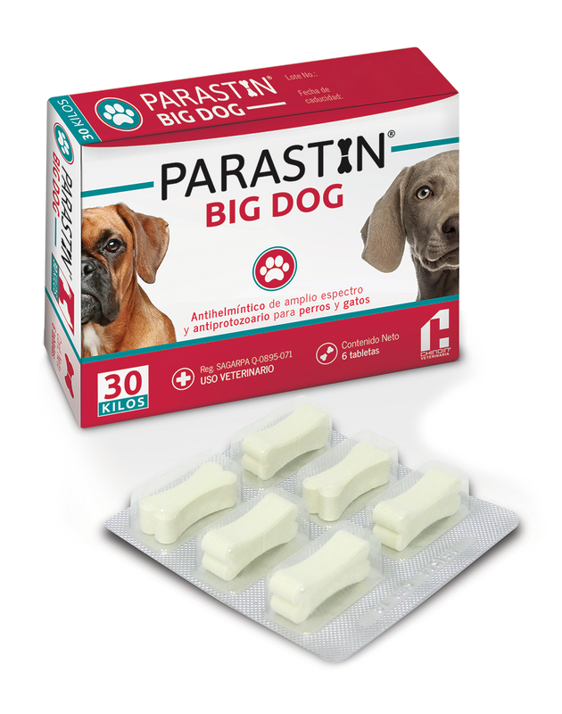 Parastin Big Dog (30 kg) Caja con 6 Tabletas