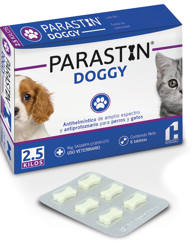 Parastin Doggy  (2.5 kg) Caja con 6 Tabletas