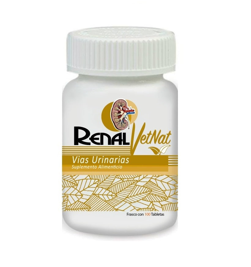 Renal VetNat 100 Tabletas ( Vías Urinarias) RenalVetNat