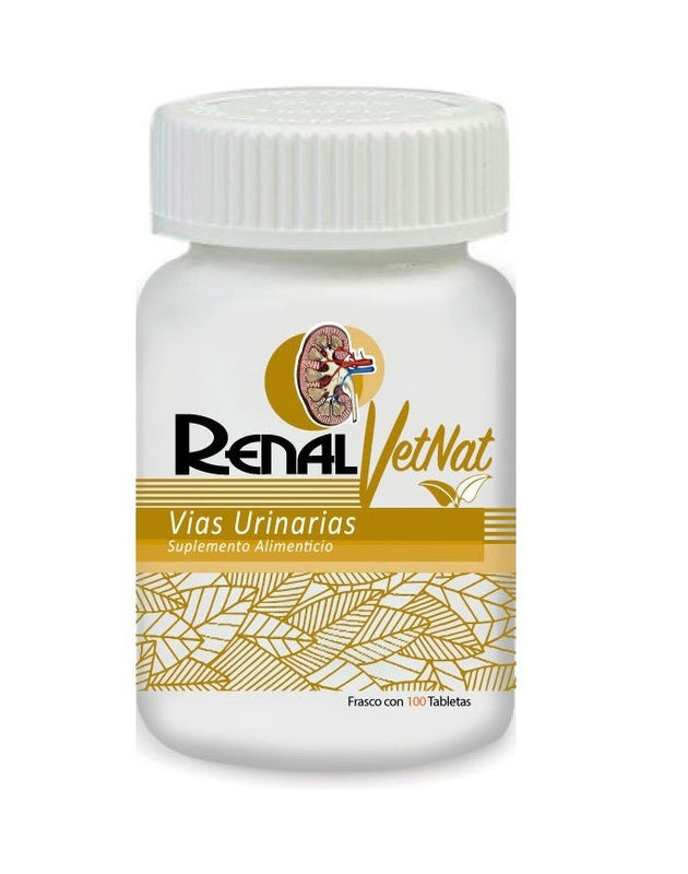 Renal VetNat 100 Tabletas ( Vías Urinarias) RenalVetNat