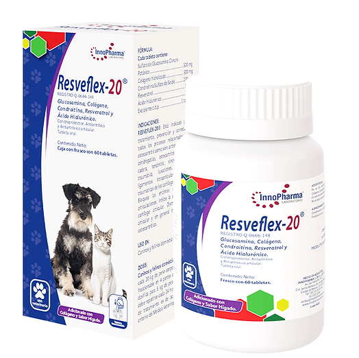 Resveflex-20 60 Tabletas ( Resveflex Resveratrol )  20 Kilos