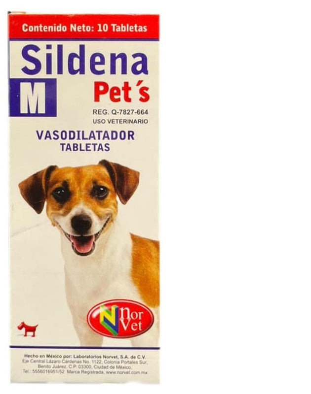 Sildena Pets M 5 mg 10 Tabletas ( Sildenafil )