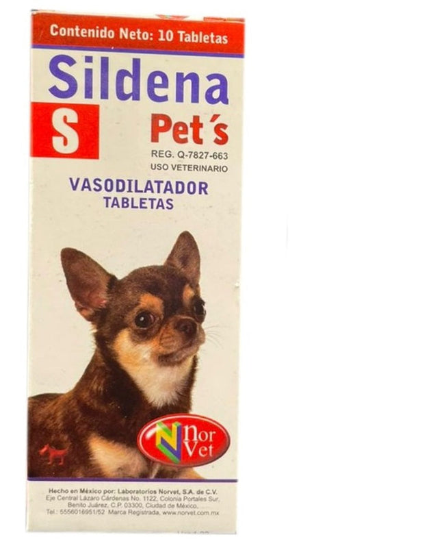 Sildena Pets S 2.5 mg 10 Tabletas ( Sildenafil )