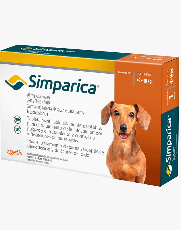 Simparica 20 mg ( 5-10 kg ) 1 tableta