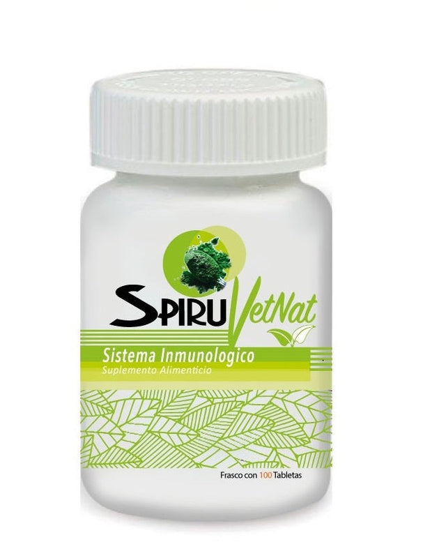 Spiru VetNat 60 Tabletas ( Alga Espirulina) SpiruVetNat