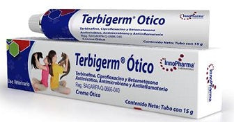 Terbigerm ótico Tubo con 15 g