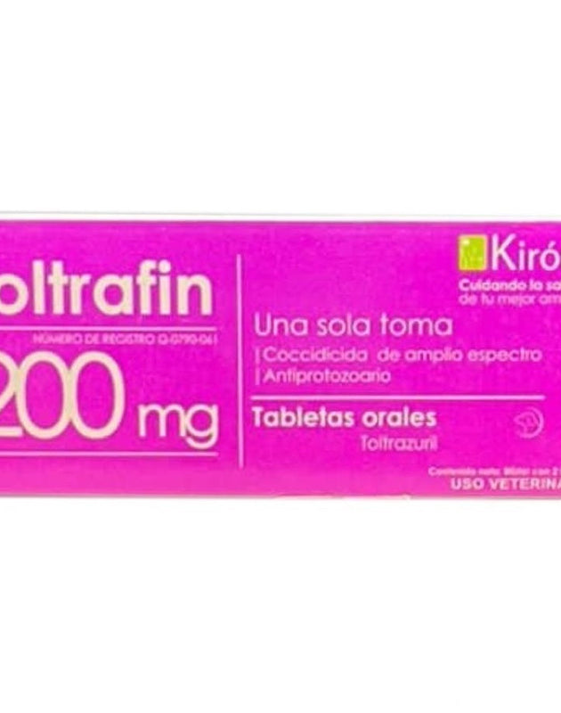 Toltrafin 200  Blister 2 tabletas (Toltrazuril)