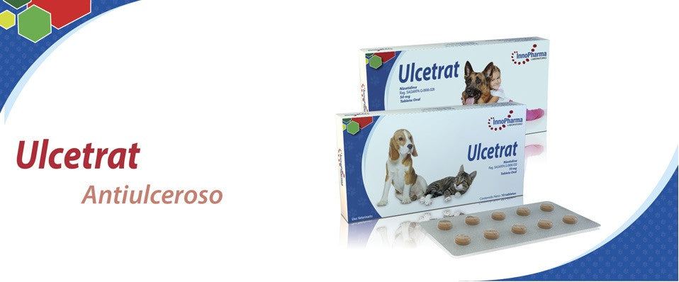 Ulcetrat 50 mg Caja con 10 tabletas