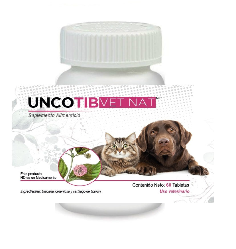 Uncotib VetNat 60 Tabletas (Suplemento Inmunoestimulante ) ANTES Cartirax VetNat