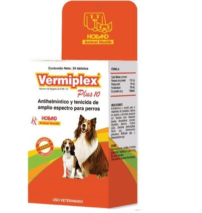 Vermiplex Plus 10 kg Exhibidor 50 Tabletas