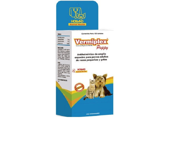 Vermiplex Puppy 5 kg Exhibidor con 150 Tabletas